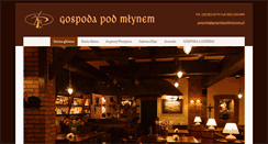 Desktop Screenshot of gospodapodmlynem.pl