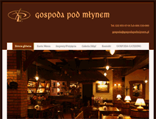 Tablet Screenshot of gospodapodmlynem.pl